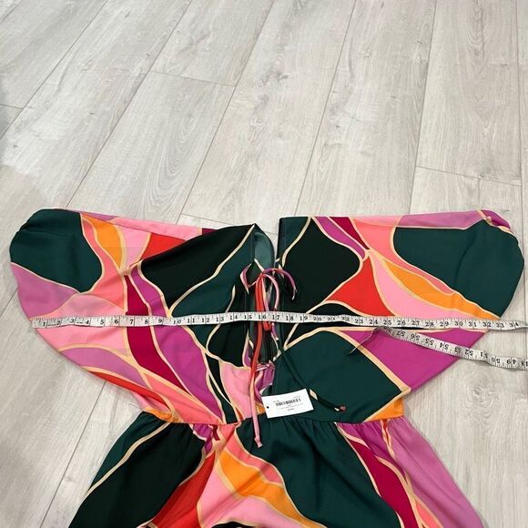 Fabrik Rosa printed short sleeve dress size S - Picture 5 of 6